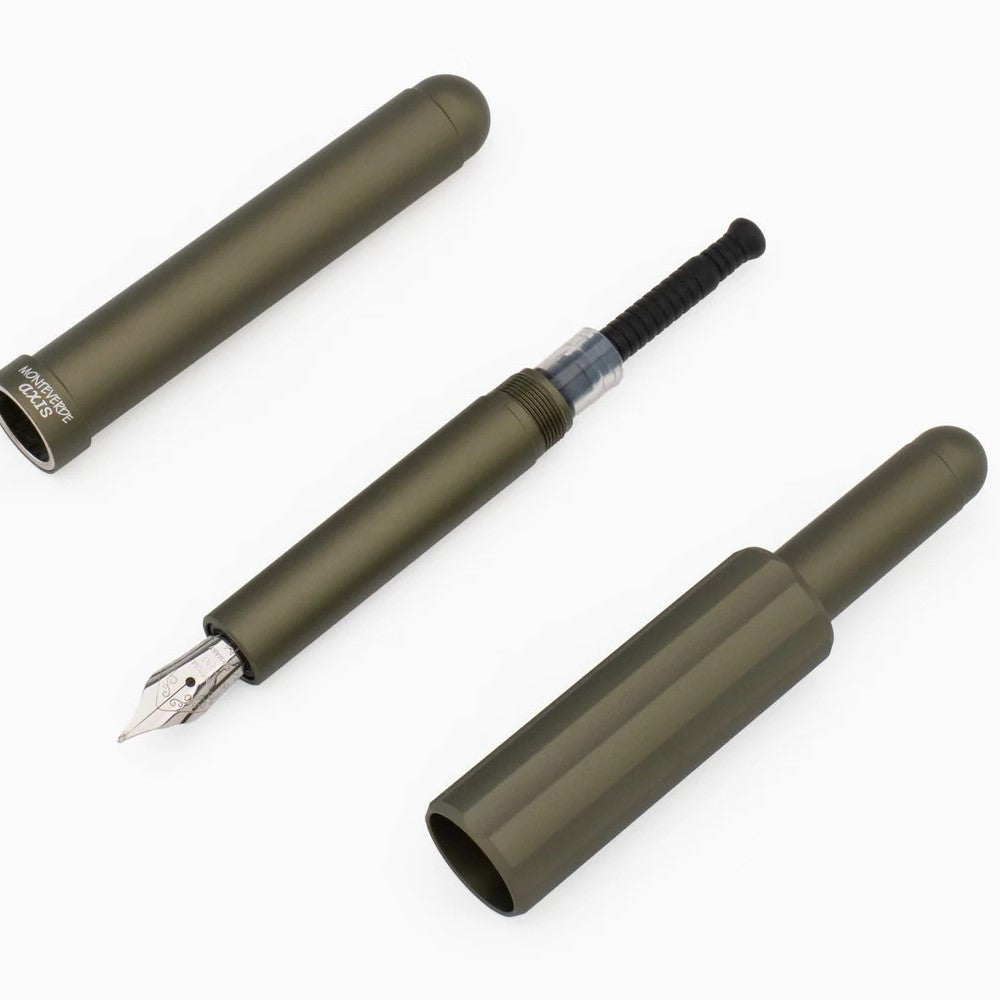 Monteverde Axis Fountain Pen - Olive Green