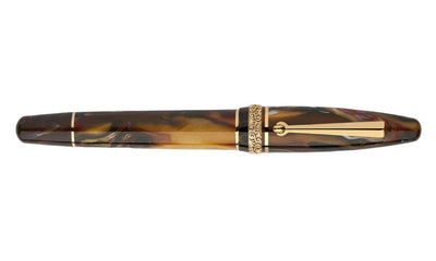 Maiora Golden Age Fountain Pen - Fire / Gold Trim