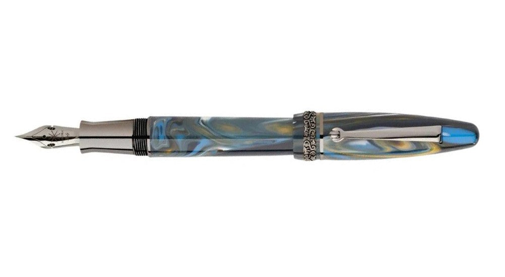 Maiora Golden Age Fountain Pen - Wind / Ruthenium Trim