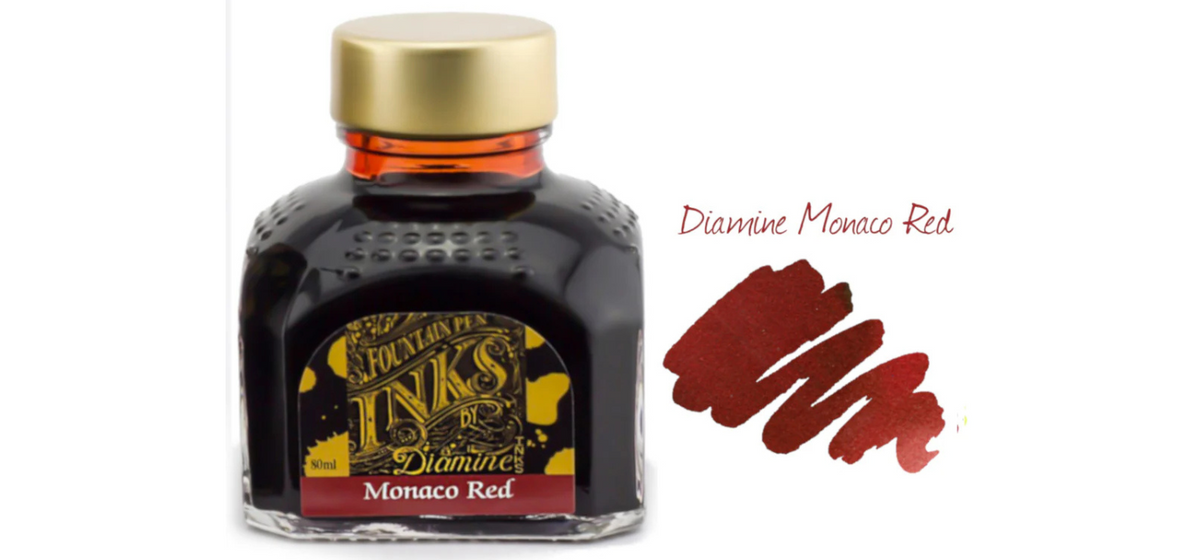 Diamine Ink Bottle 80ml - Red Shades - Assorted Colours