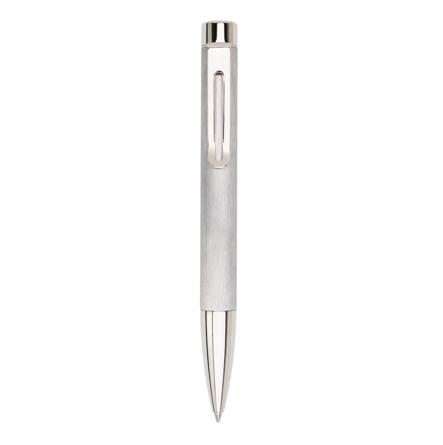 Monteverde Ritma Ballpoint Pen - Brushed Stainless Steel