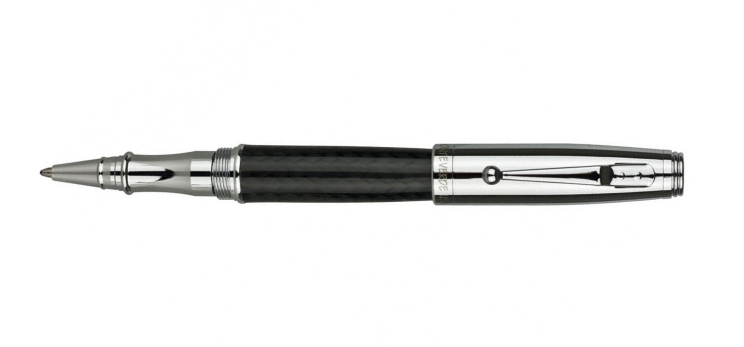 Monteverde Invincia Rollerball - Carbon & Chrome