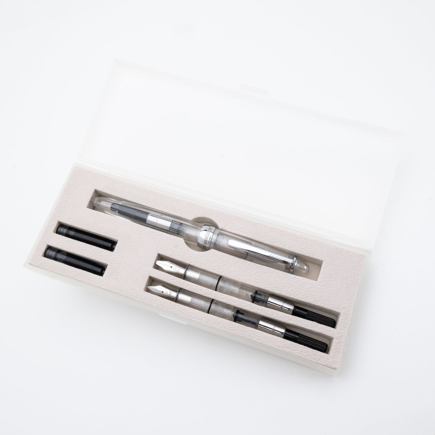 Monteverde Monza ID Calligraphy Fountain Pen Set - Clear