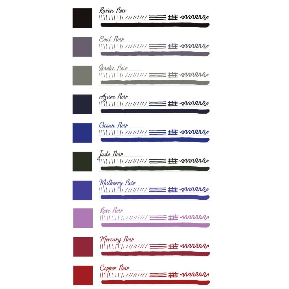 Monteverde Ink Bottle Gift Set (10 X 30ml) - Noir