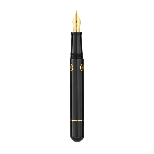 Nahvalur Nautilus Cephalopod Fountain Pen - Black / Gold Trim
