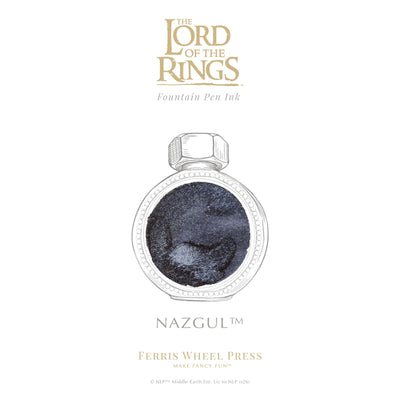 Ferris Wheel Press Lord of the Rings Ink Bottle 38ml - Nazgul
