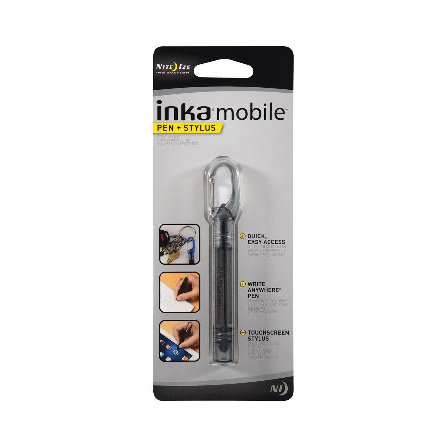 Nite Ize Inka Mobile Ballpoint Pen - Black