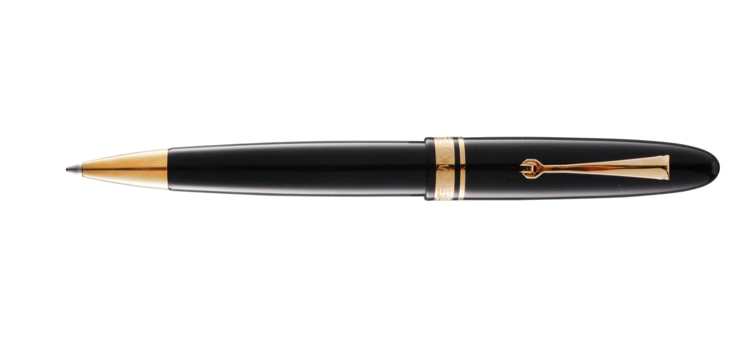 Omas Ogiva Ballpoint Pen - Nera / Gold Trim