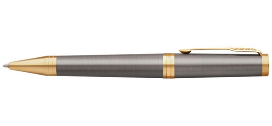 Parker Ingenuity Ballpoint Pen - Grey Lacquer / Gold Trim
