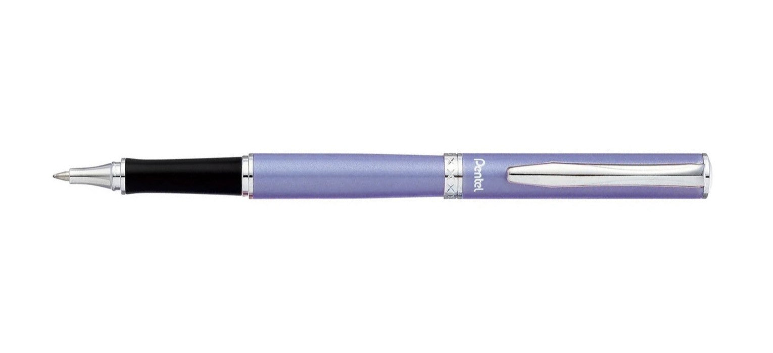 Pentel Sterling EnerGel Rollerball - Purple / Chrome Trim