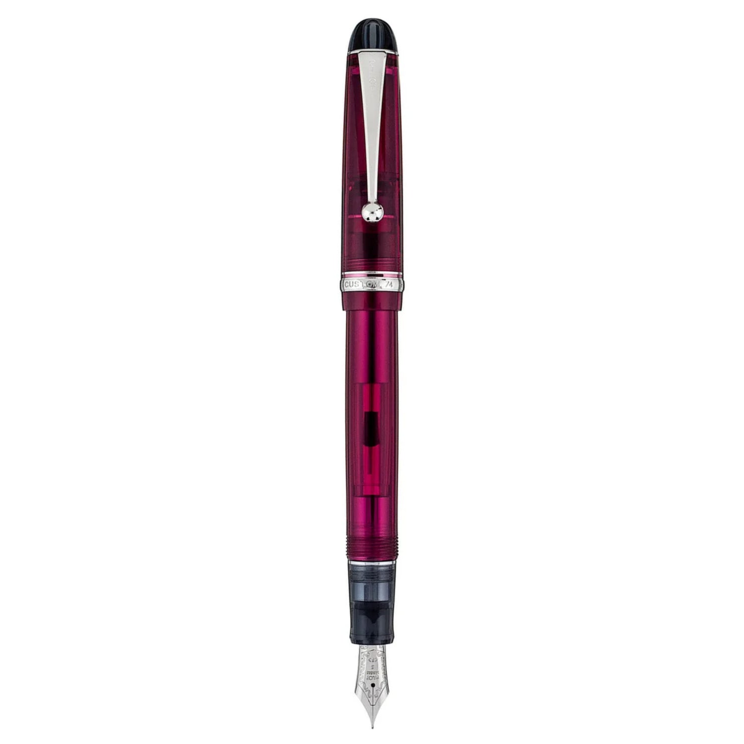 Pilot Custom 74 Fountain Pen - Wine Red