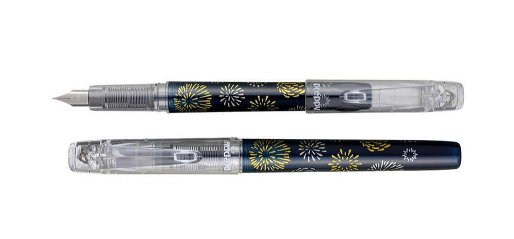 Platinum Preppy WA Modern Maki-e Fountain Pen - Hanabi