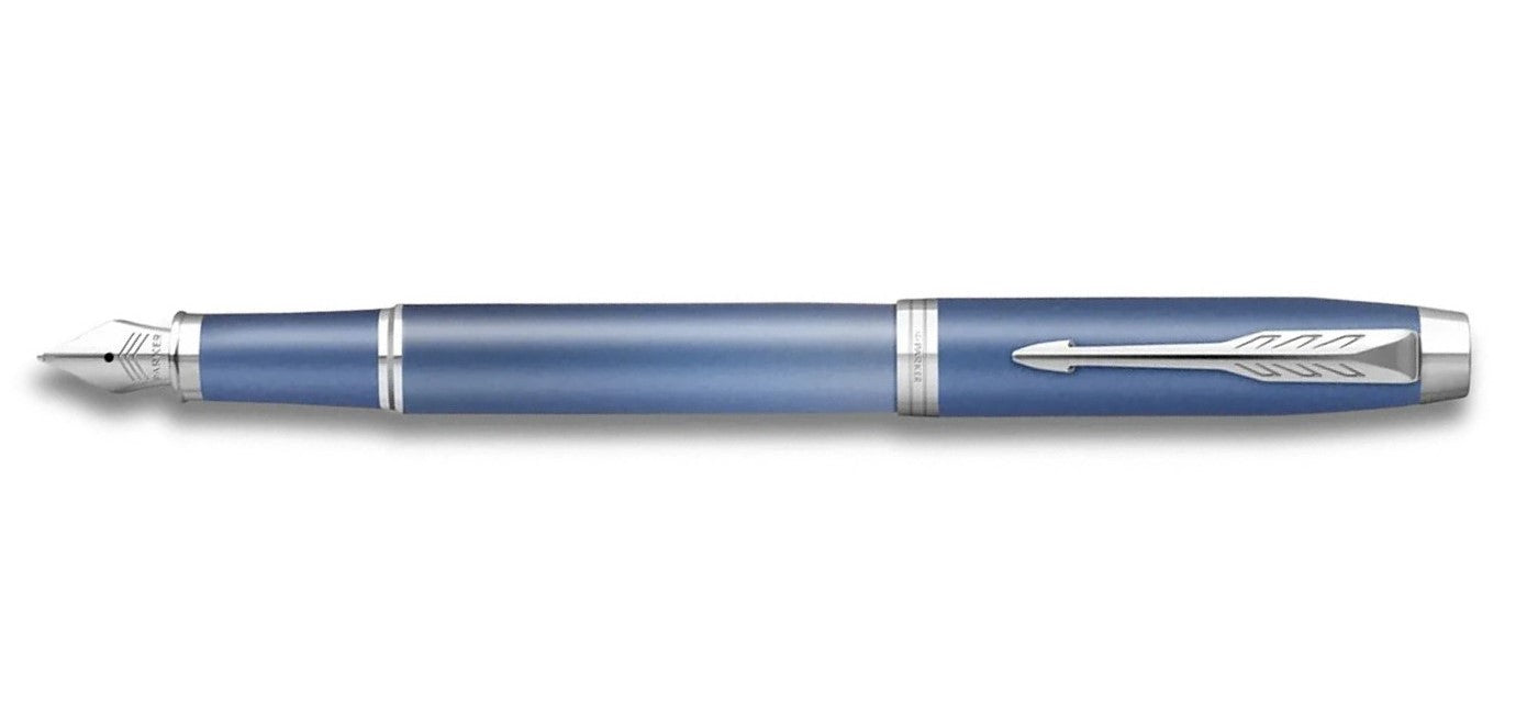 Parker IM Writing Rituals Fountain Pen - Blue / Chrome Trim