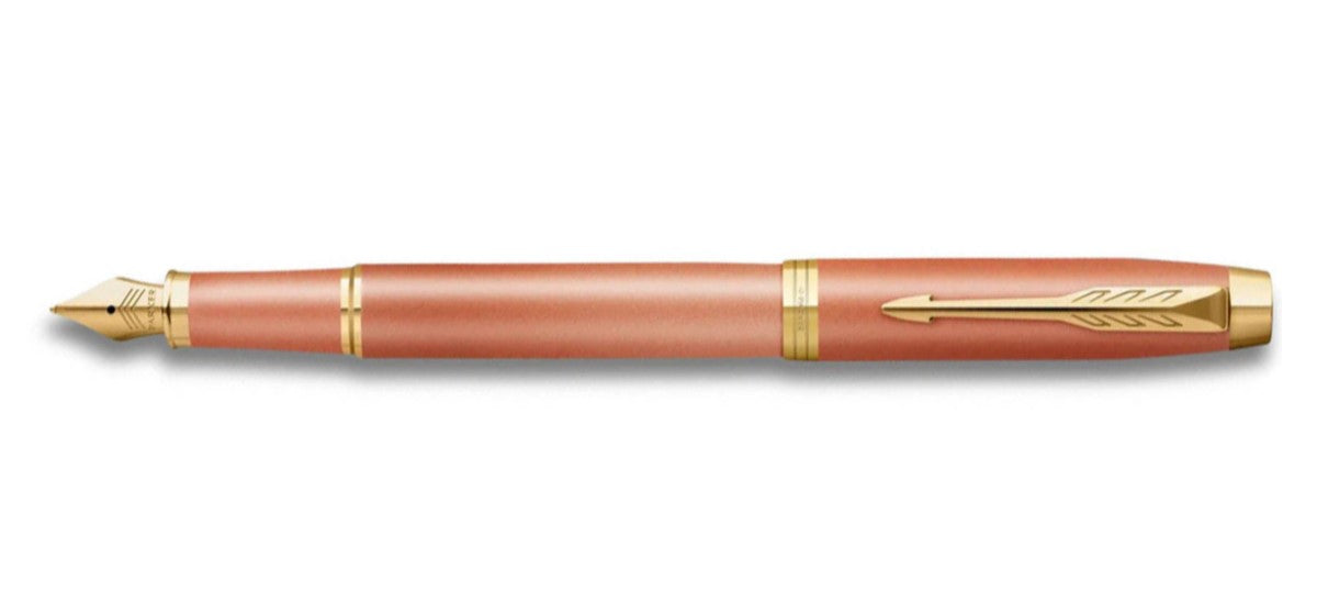 Parker IM Writing Rituals Fountain Pen - Orange / Gold Trim