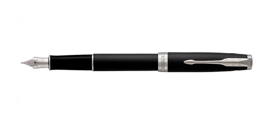 Parker Sonnet Fountain Pen - Matte Black / Palladium Trim