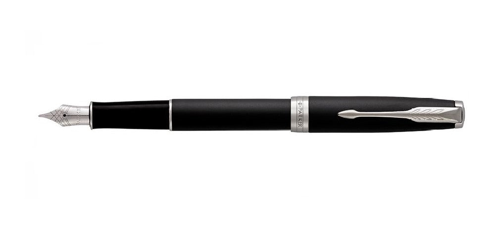 Parker Sonnet Fountain Pen - Matte Black / Palladium Trim
