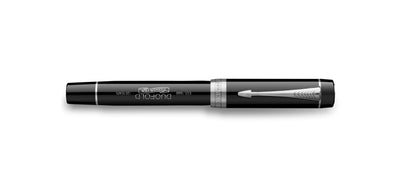 Parker Duofold 135 Centennial Fountain Pen - Black / Palladium Trim - Special Edition