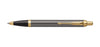 Parker IM Ballpoint Pen - Grey  / Gold Trim