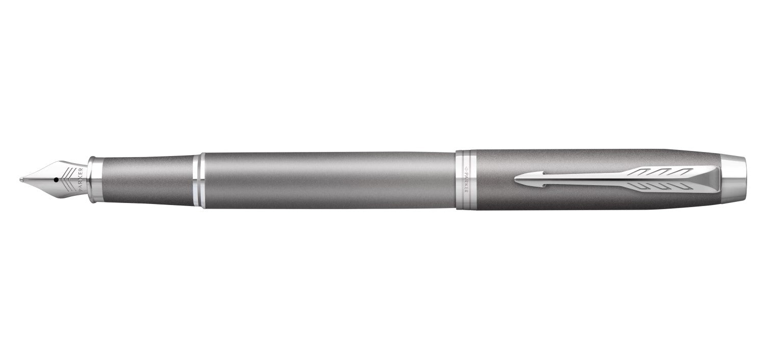 Parker IM Writing Rituals Fountain Pen - Grey / Chrome Trim