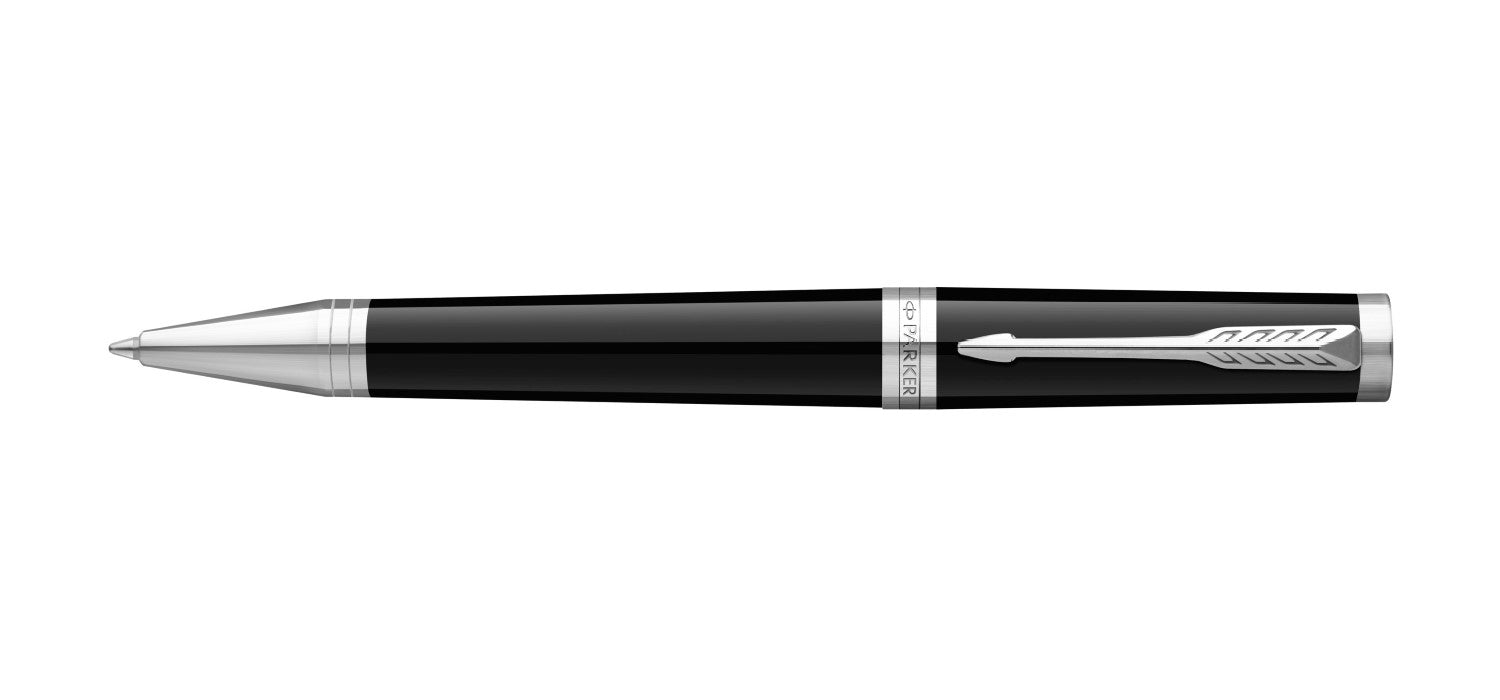 Parker Ingenuity Ballpoint Pen - Black Lacquer / Palladium Trim