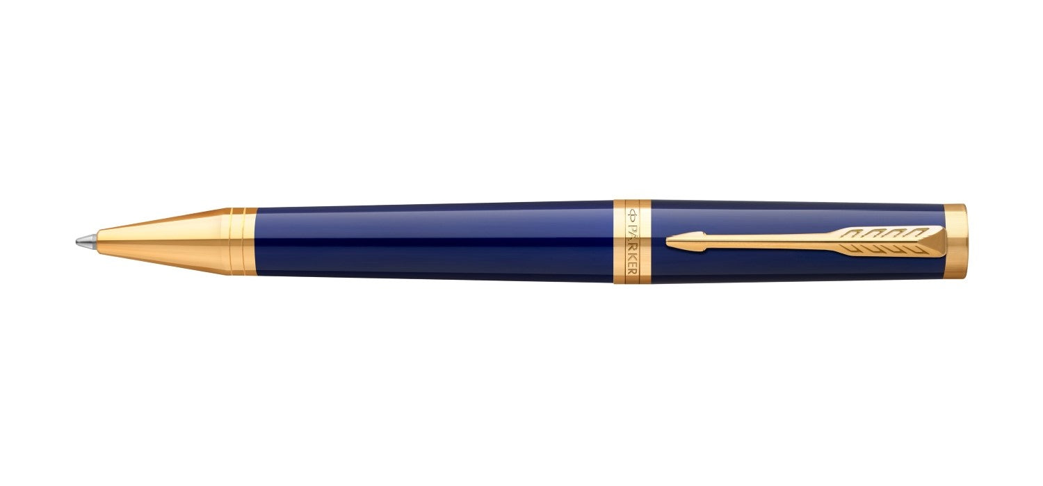 Parker Ingenuity Ballpoint Pen - Blue Lacquer / Gold Trim