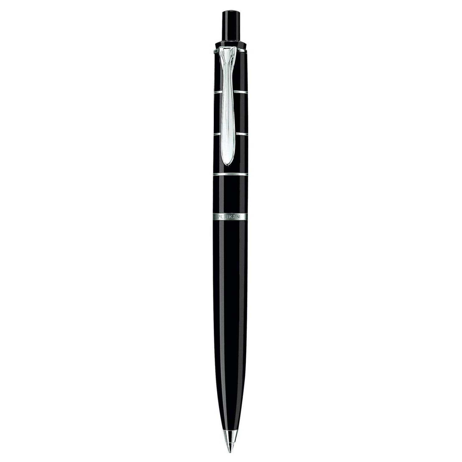 Pelikan Classic K 205 Ballpoint Pen - Black / Silver Trim