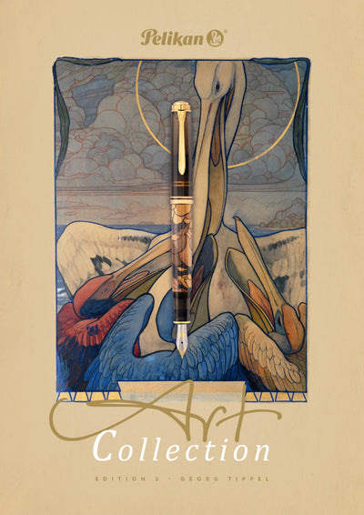 Pelikan Souveran M 600 Art Collection Fountain Pen - Georg Tippel - Special Edition