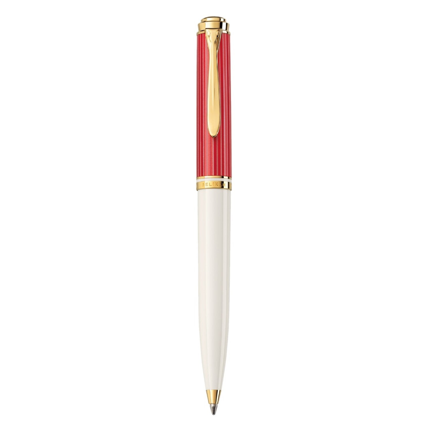 Pelikan Souveran K 600 Ballpoint Pen - Red-White - Special Edition