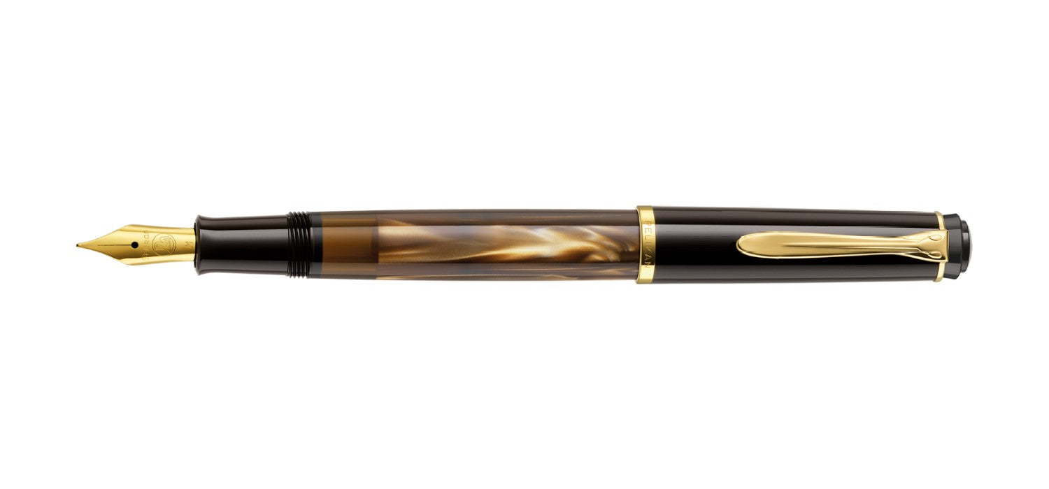 Pelikan Classic M 200 Fountain Pen - Marble Brown