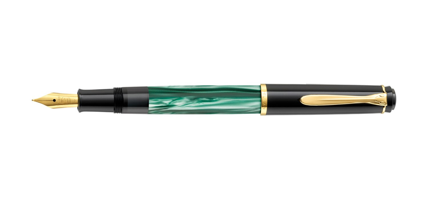Pelikan Classic M 200 Fountain Pen - Marble Green