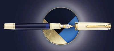 Pelikan Souveran M 800 Fountain Pen - Cream Blue - Special Edition