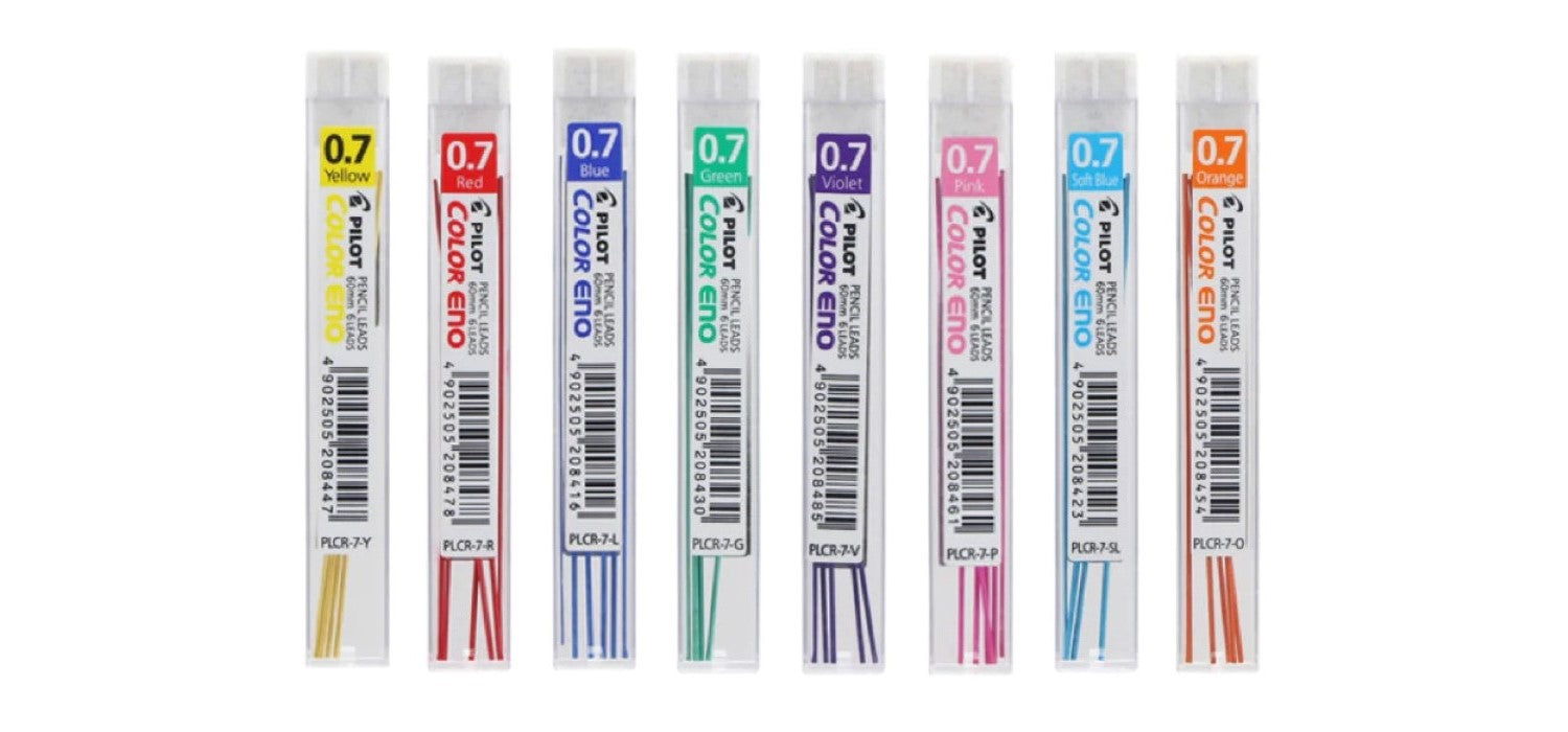Pilot Color Eno Leads 0.7mm Pack of 6 - Assorted Colours