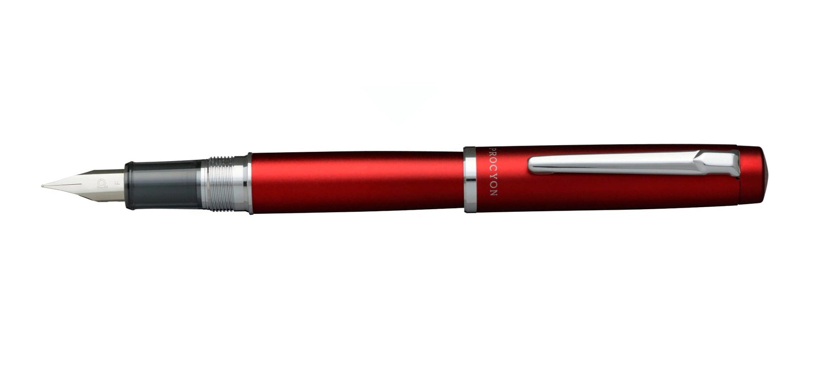 Platinum Procyon Fountain Pen - Carmine Red