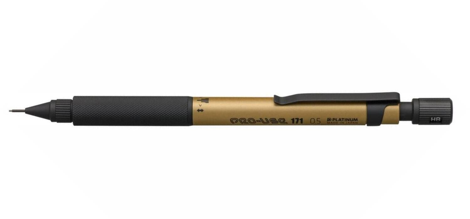 Platinum PRO-USE 171 Mechanical Pencil 0.5mm - Frost Gold