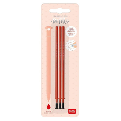 Legami Erasable Gel Pen Refills - 3 Pack