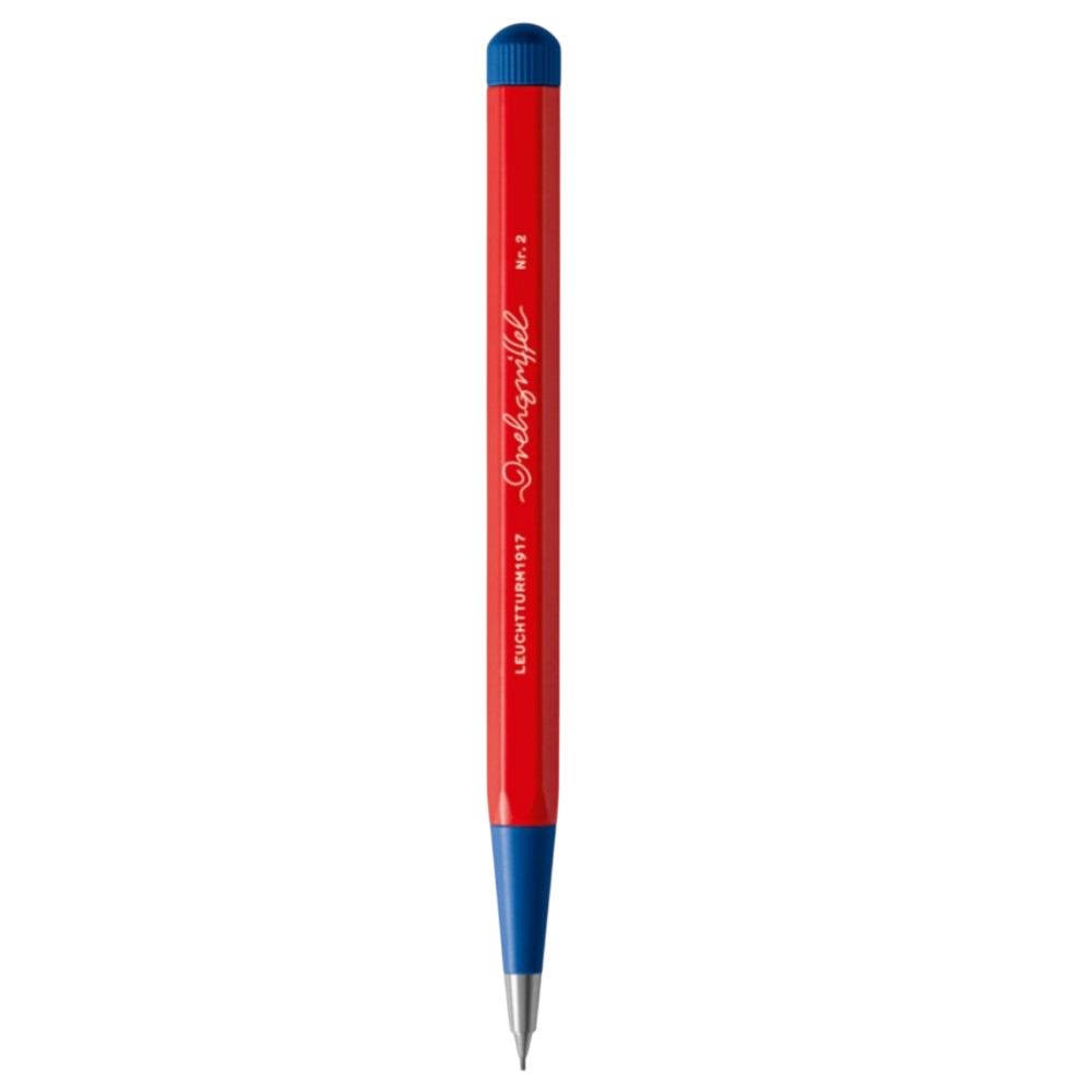 Leuchtturm 1917 Drehgriffel #2 Bauhaus Mech Pencil 0.7mm - Red / Royal Blue