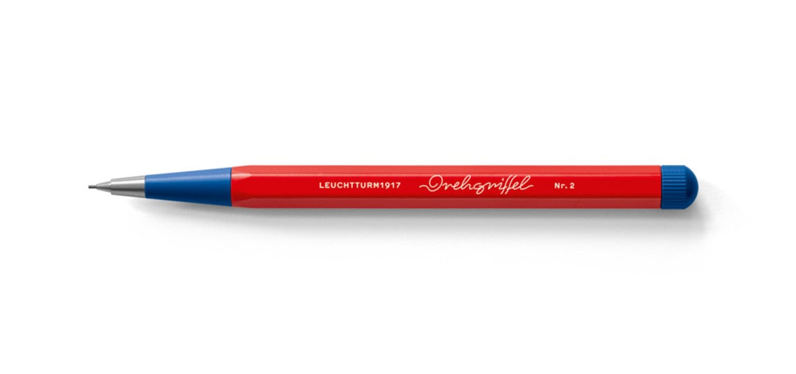 Leuchtturm 1917 Drehgriffel #2 Bauhaus Mech Pencil 0.7mm - Red / Royal Blue