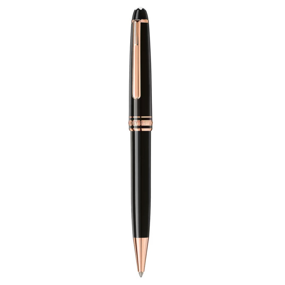 Montblanc 164 Meisterstück Ballpoint Pen - Rose Gold Trim