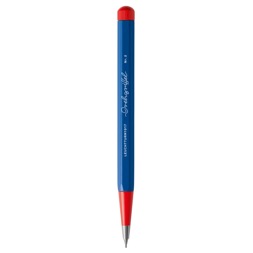 Leuchtturm 1917 Drehgriffel #2 Bauhaus Mech Pencil 0.7mm - Royal Blue / Red