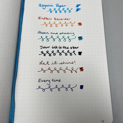 Endless Recorder Notebook A5 Dot Grid - Crimson Sky