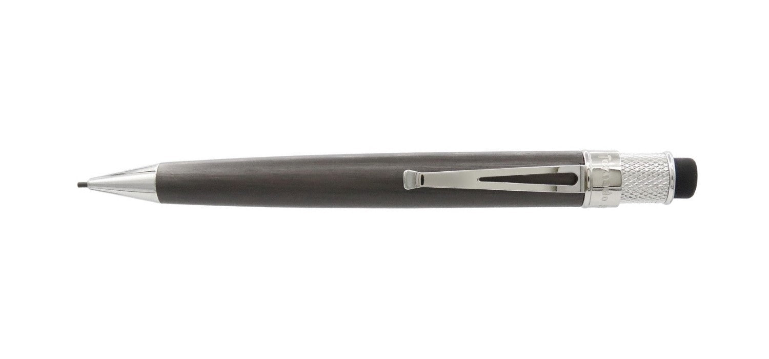 Retro 51 Tornado Platinum Executive Propelling Pencil 1.15mm - Black Nickel