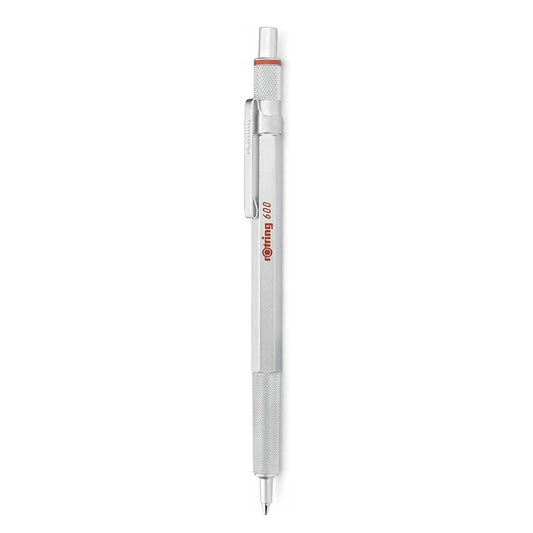 Rotring 600 Ballpoint Pen - Silver
