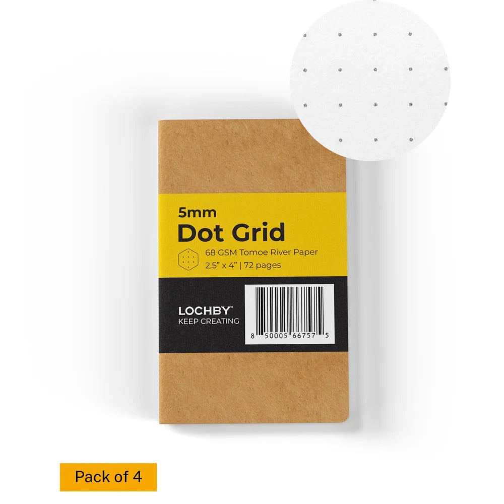 LOCHBY A7 Journal Notebook - Dots Pack