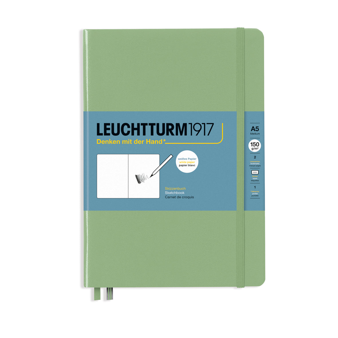 Leuchtturm 1917 Sketch Book A5 - Sage