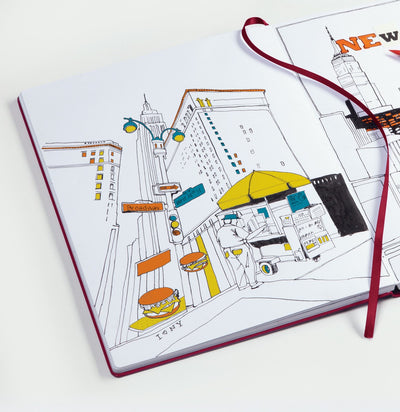 Leuchtturm 1917 Sketch Book A5 Landscape - Lilac