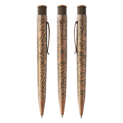 Retro 51 Tornado Smithsonian NMAI Rollerball - Woodland Hummingbird & Flowers
