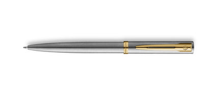 Waterman Impression Ballpoint Pen - Stainless Steel / Gold Trim