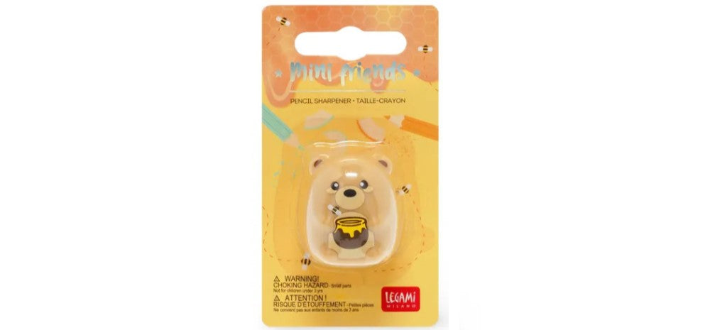 Legami Pencil Sharpener - Mini Friends - Teddy Bear
