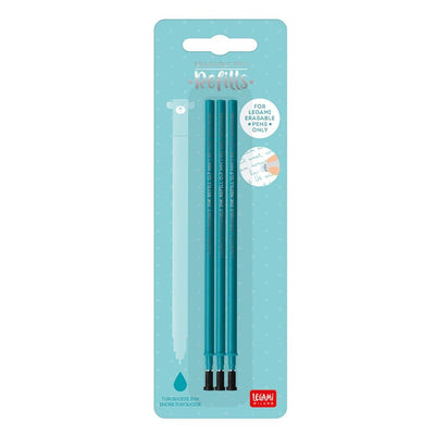 Legami Erasable Gel Pen Refills - 3 Pack