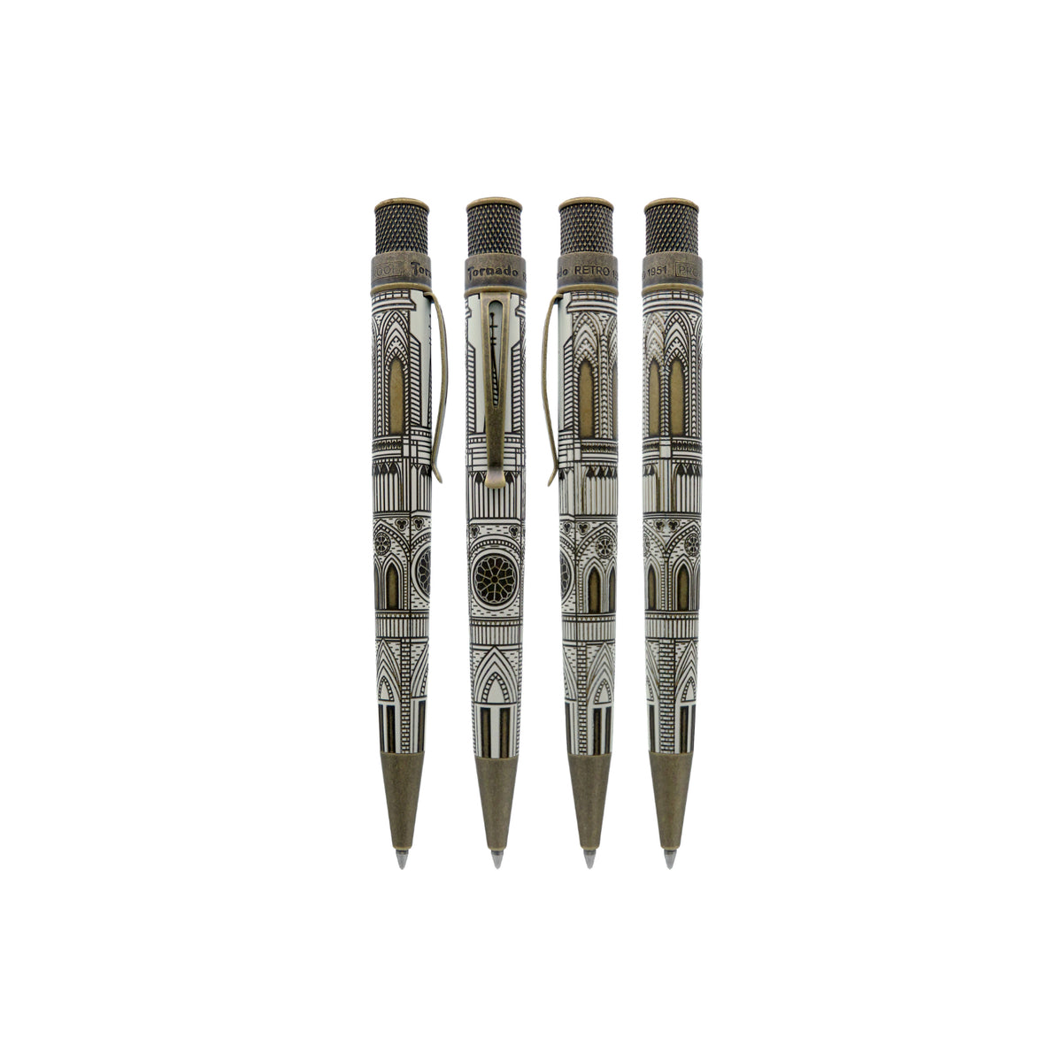 Retro 51 Tornado Vintage Metalsmith Rollerball - The Catherdral